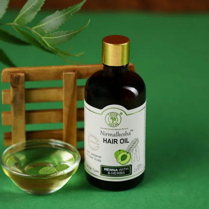 Tatvik Ayurveda Nirmalkesha Hair Oil (Henna With 8-Herbs) - 100 ml