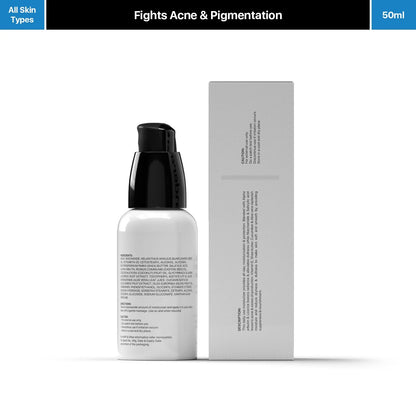 Underated Glow And Acne Clear Face Moisturiser Cream - 50 ml