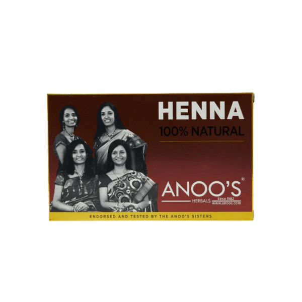 Anoo's Natural Herbal Henna - 100 gm