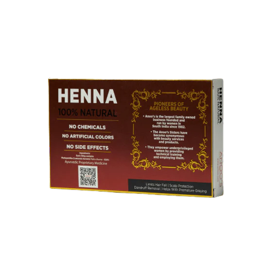 Anoo's Natural Herbal Henna - 100 gm