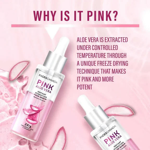 Faces Canada Pink Aloe Vera Instant Hydration Face Serum - 28 ml