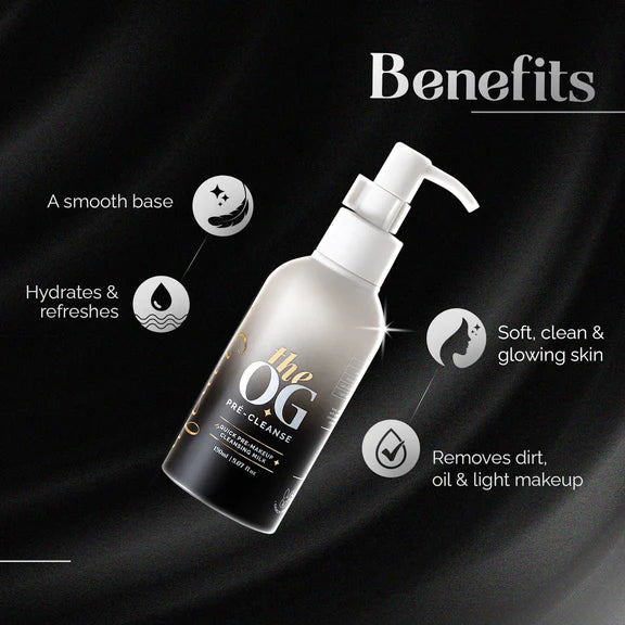 Aflairza The OG Pre-Makeup Cleansing Milk With Jojoba & Argan Oil for Gentle Daily Cleanser & Makeup Prep - 150 ml