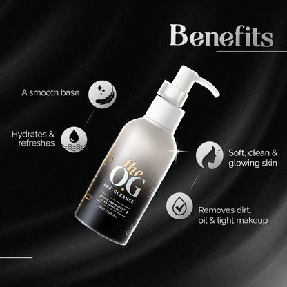 Aflairza The OG Pre-Makeup Cleansing Milk With Jojoba & Argan Oil for Gentle Daily Cleanser & Makeup Prep - 150 ml