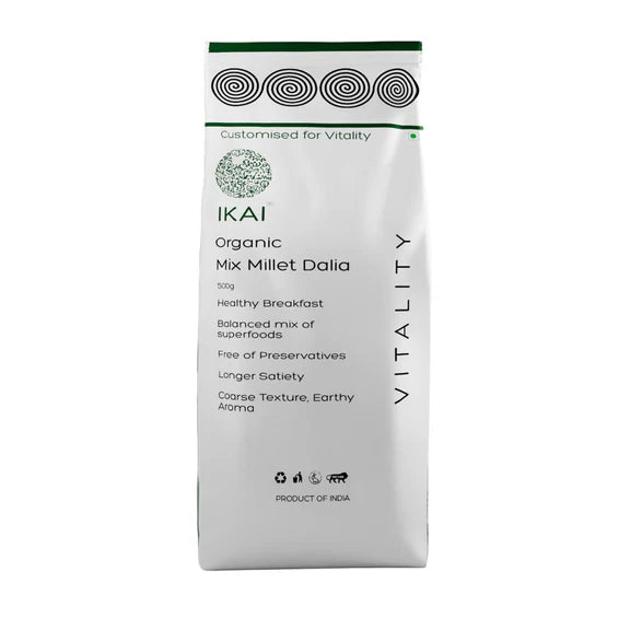 IKAI Organic Mix Millet Dalia - 500 gm