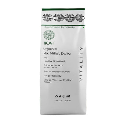IKAI Organic Mix Millet Dalia - 500 gm