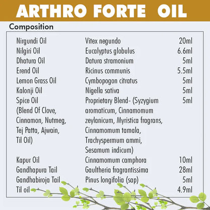 Herbal Hills Arthro Forte Joint Care Oil - 100 ml