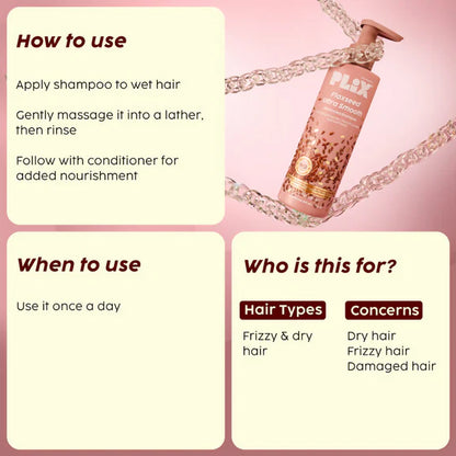 PLIX The Plant Fix Flaxseed Ultrasmooth Advanced Shampoo - 200 ml