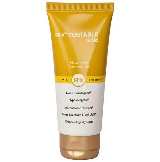 Photostable Gold Sunscreen Gel SPF 55 - 50 gm