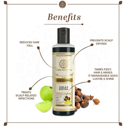 Khadi Natural Amla & Reetha Hair Cleanser - 210 ml