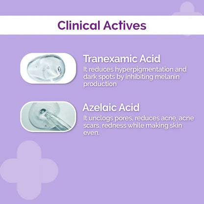 The Derma Co Tran-Zelaic Pigmentation Corrector Serum with Tranexamic Acid & Azelaic Acid