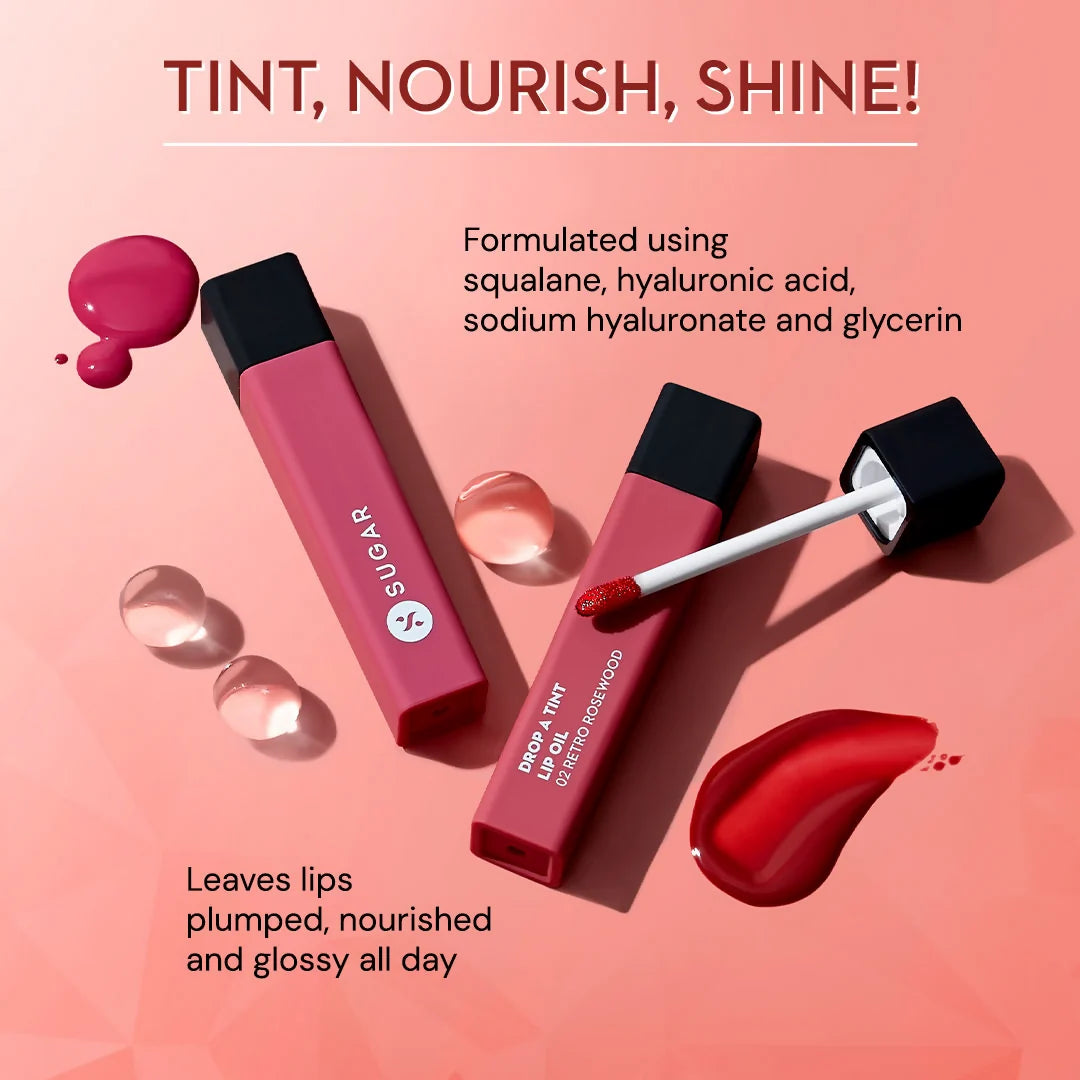 SUGAR Drop A Tint Lip Oil - 03 Thera Terracotta - 4 ml