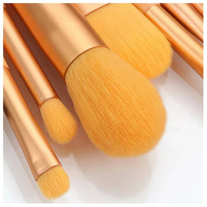 Favon Pack of 8 Professional Makeup Brushes with Free Pouch - Combo