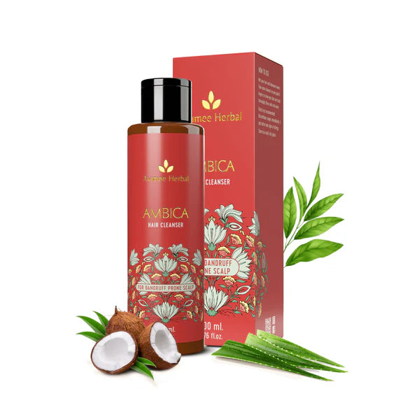 Avimee Herbal Anti Dandruff Kit With Keshpallav Hair Oil & Instant Water Softener, Fights Dandruff & Moisturises Scalp Naturally, - kit