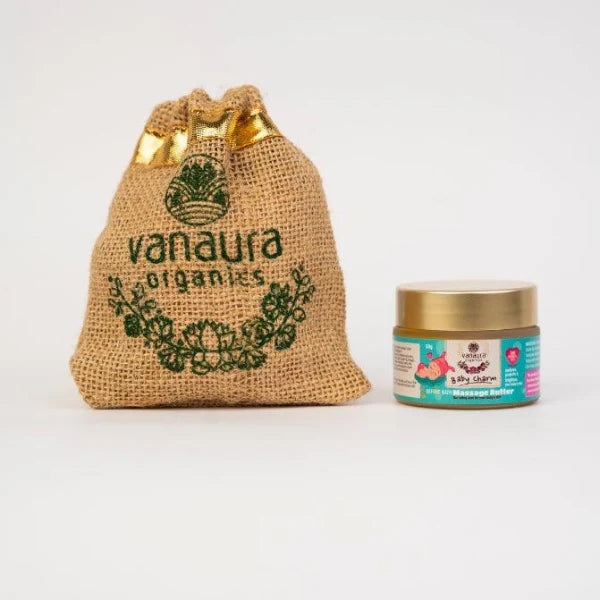 BABY CHARM, Before Bath Massage Butter, Nurturing aura to your baby's skin-50g