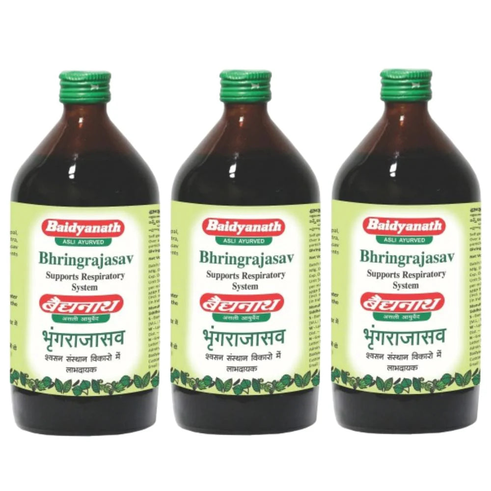 Baidyanath Nagpur Bhringrajasava - 450 ml - Pack of 1