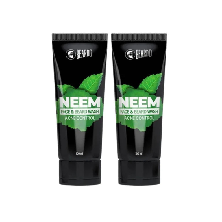 Beardo Neem Face Wash & Beard Wash Acne Control