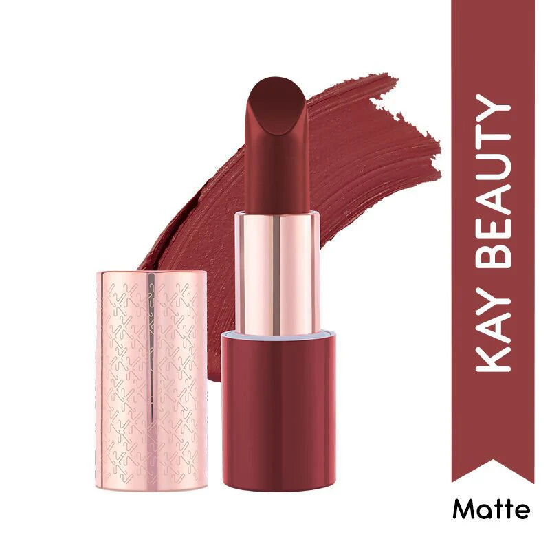 Kay Beauty By Katrina Kaif Matte Drama Long Stay Lipstick - Red Carpet