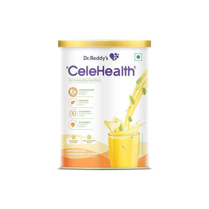 Dr. Reddy’s Celehealth Nutritional Drink - Saffron & Cardamom Flavor - 400 gm