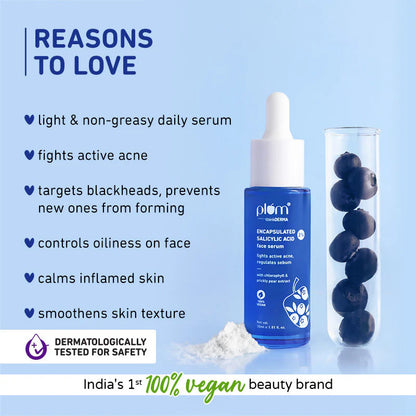 Plum 2% Encapsulated Salicylic Acid Face Serum - 10 ml