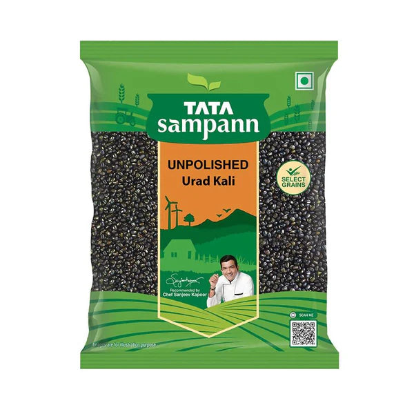 Tata Sampann Unpolished Urad Kali - 1 kg