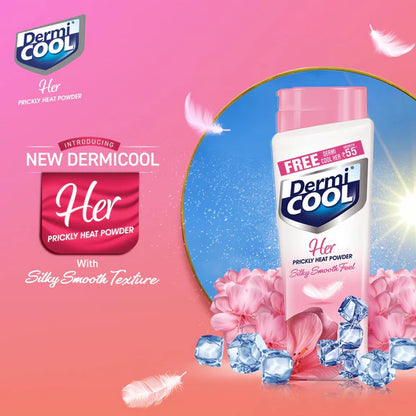 Dermi Cool Her Prickly Heat Powder With Silky Smooth Feel - 400 gm