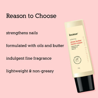 Inatur Shea Butter Hand Cream - 50 gm