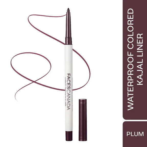 Faces Canada Ultime Pro Twist Eye Kajal Liner - Plum 04 - 0.35 gm