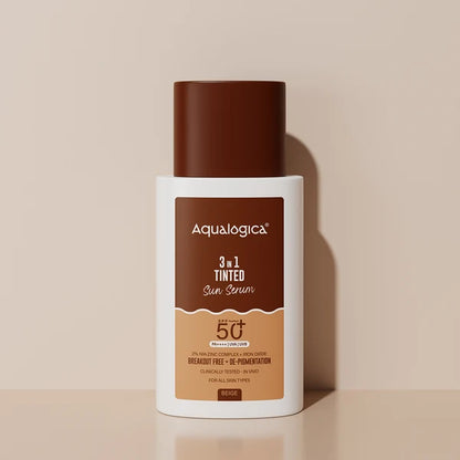 Aqualogica 3-in-1 Tinted Sun Serum