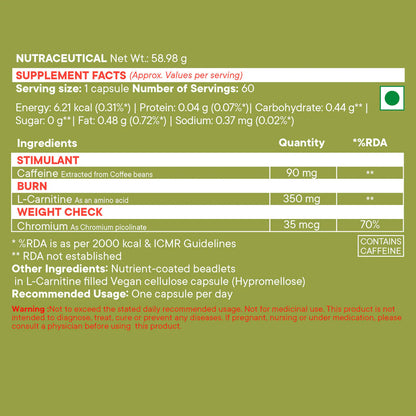 Wellbeing Nutrition Slow | Burn Capsules