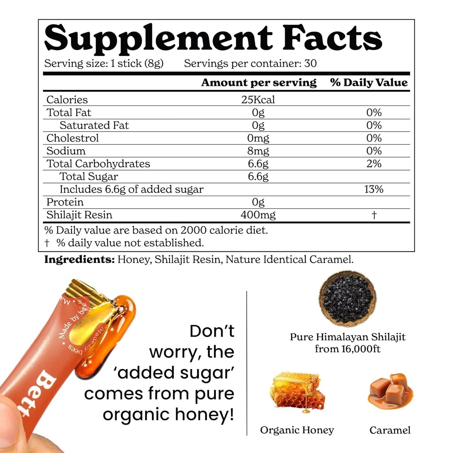 Better Alt Pure Himalayan Sj Honey Sticks