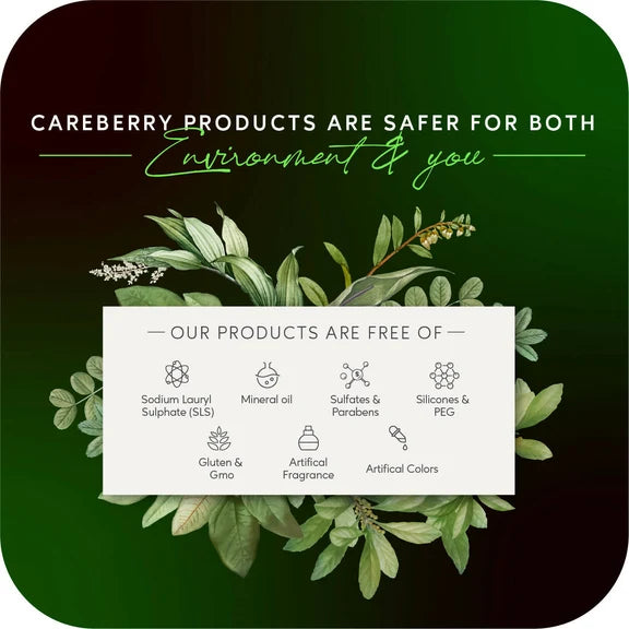 Careberry Organic Rosemary & Jojoba Anti Dandruff Hair Oil - 200 ml