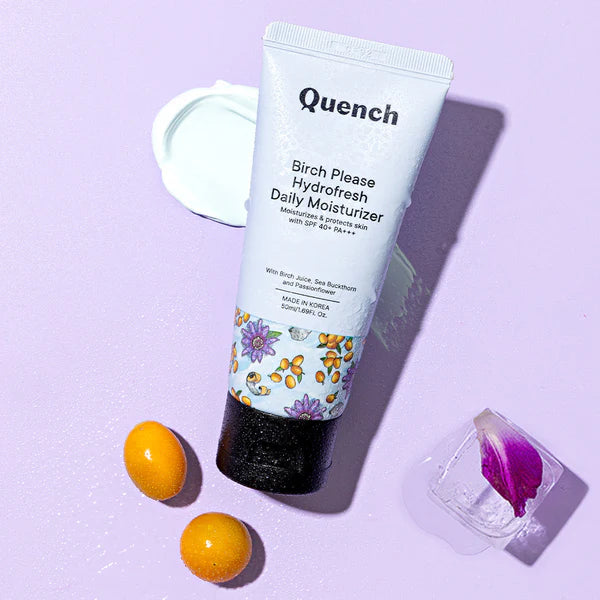 Quench Botanics Birch Please Hydro Fresh Daily Moisturizer With SPF 40+ PA++ - Korean Skincare - 50 ml