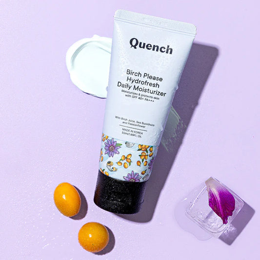 Quench Botanics Birch Please Hydro Fresh Daily Moisturizer With SPF 40+ PA++ - Korean Skincare - 50 ml