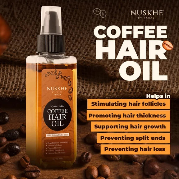 Nuskhe By Paras Ayurvedic Coffee Hair Oil - 100 ml