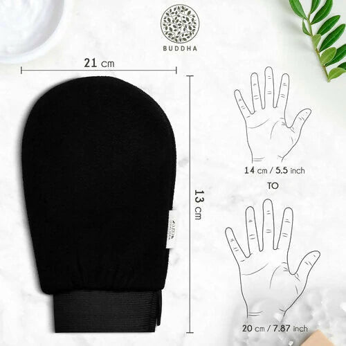 Buddha Natural Body Scrubber Gloves - 1 pc
