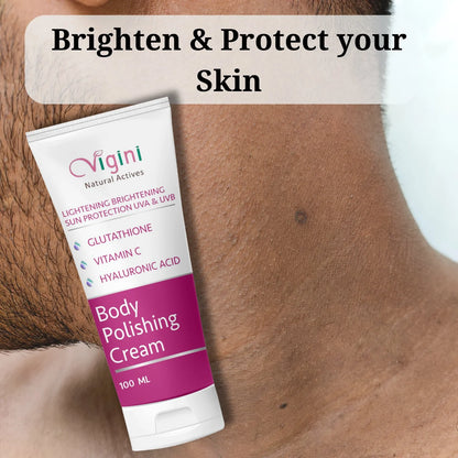Vigini Whitening Lightening Body Polishing Day Night Gel Cream - 100 ml
