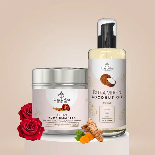 Body Polishing Kit - Coconut & Green Gram for Hydration & Tan Removal