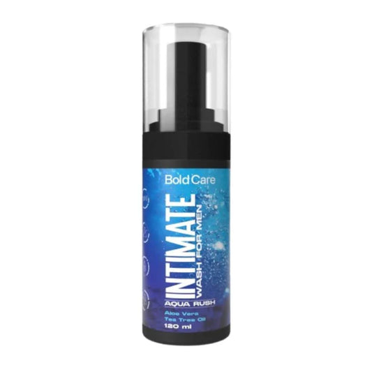 Bold Care Aqua Rush Intimate Wash for Men - 120 ml