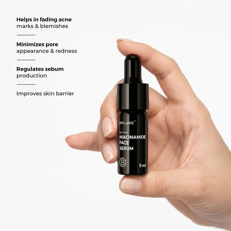 Mini Niacinamide Face Serum for Smooth, Glowing Skin (5ml)