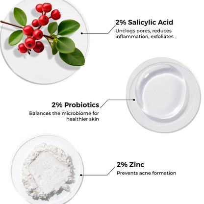 2% Salicylic Acid Face Serum for Acne-Prone Skin