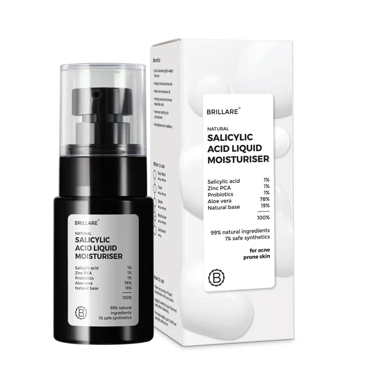 Salicylic Acid Liquid Moisturiser for oily, acne prone skin