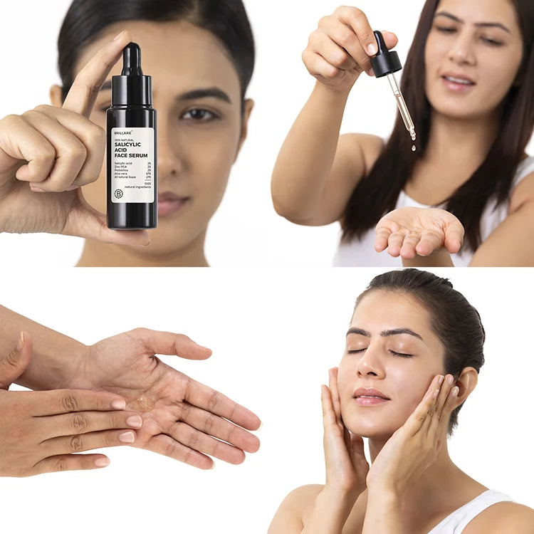 2% Salicylic Acid Face Serum & Neem Powder Face Wash (30g) Combo for acne-prone skin