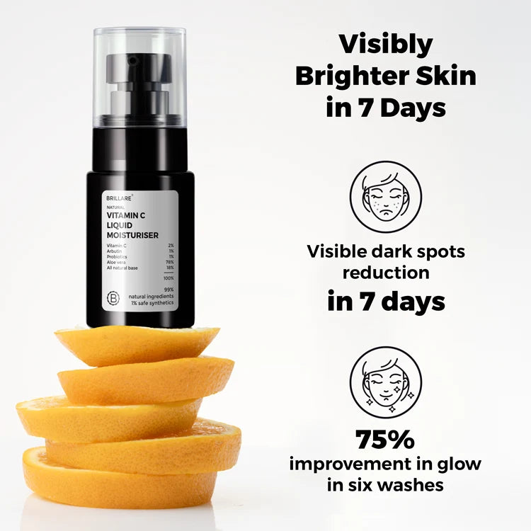 Vitamin C Liquid Moisturizer for bright, glowing skin