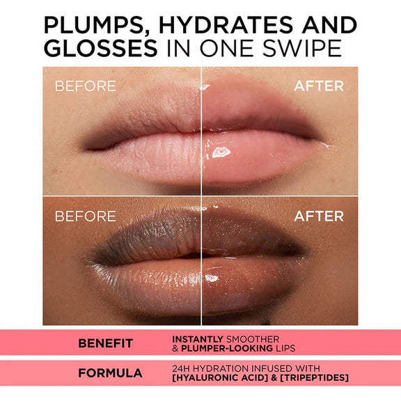 L'Oreal Paris Plump Ambition Hyaluron Lip Oil - 380 Rouge In Love - 5 ml