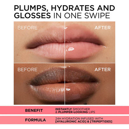 L'Oreal Paris Plump Ambition Hyaluron Lip Oil - 380 Rouge In Love - 5 ml