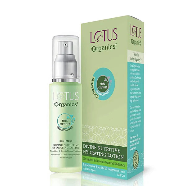 Lotus Organics+ Divine Nutritive Hydrating Lotion SPF20 - 50 gm
