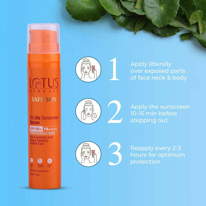 Lotus Herbals Safesun UltraRX Sunscreen Serum SPF 60