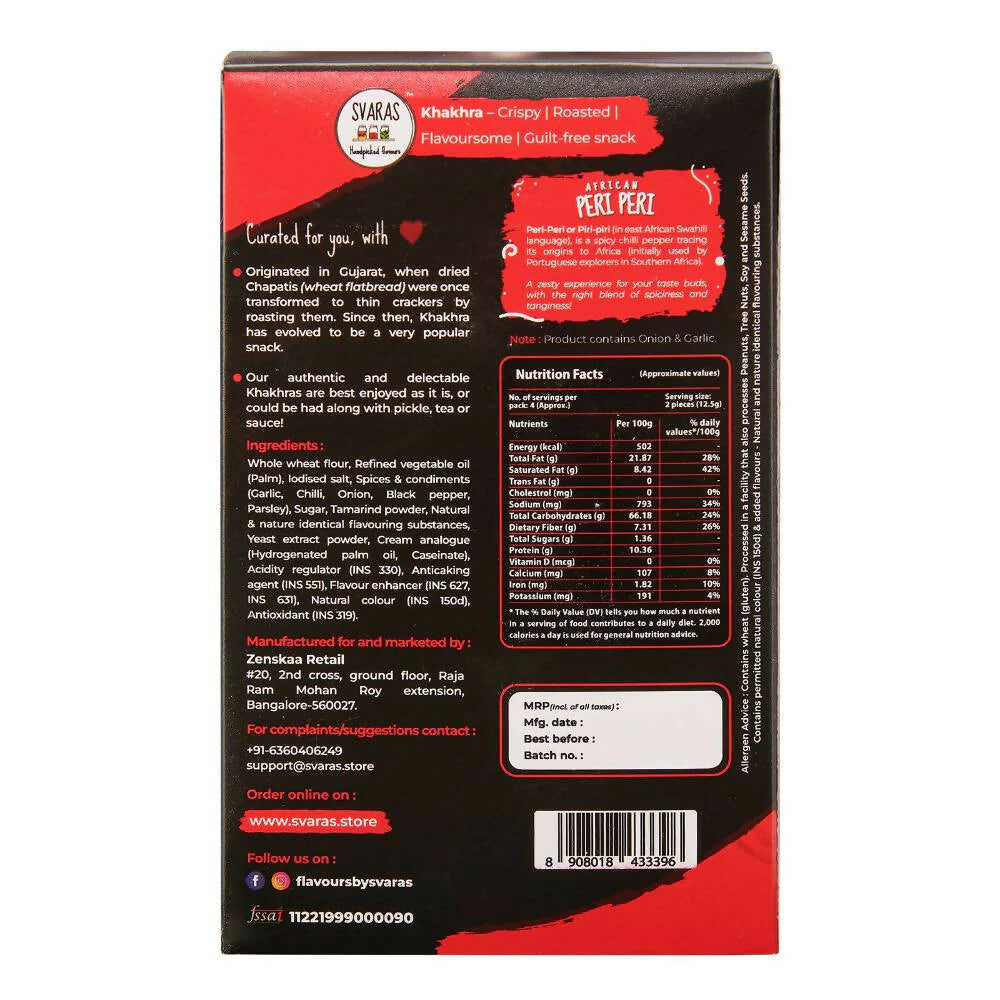 Svaras African Peri Peri Khakhra