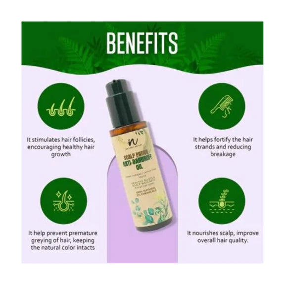 Nature4Nature Scalp Potion Anti-Dandruff Hair Oil - 100 ml