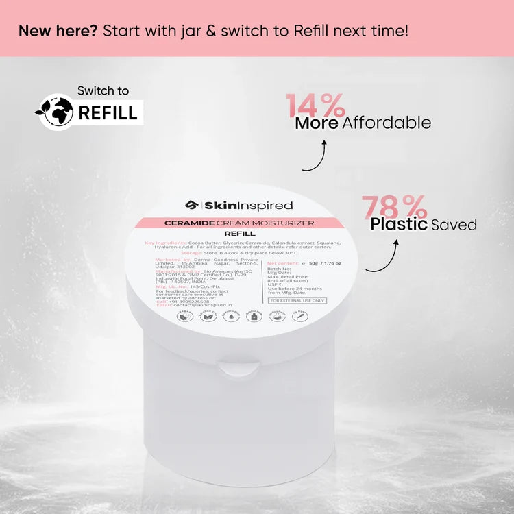 Ceramide Cream Moisturizer Refill (50g)